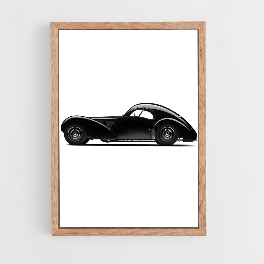Poster Type atlantic – affiche Bugatti (vue 4)